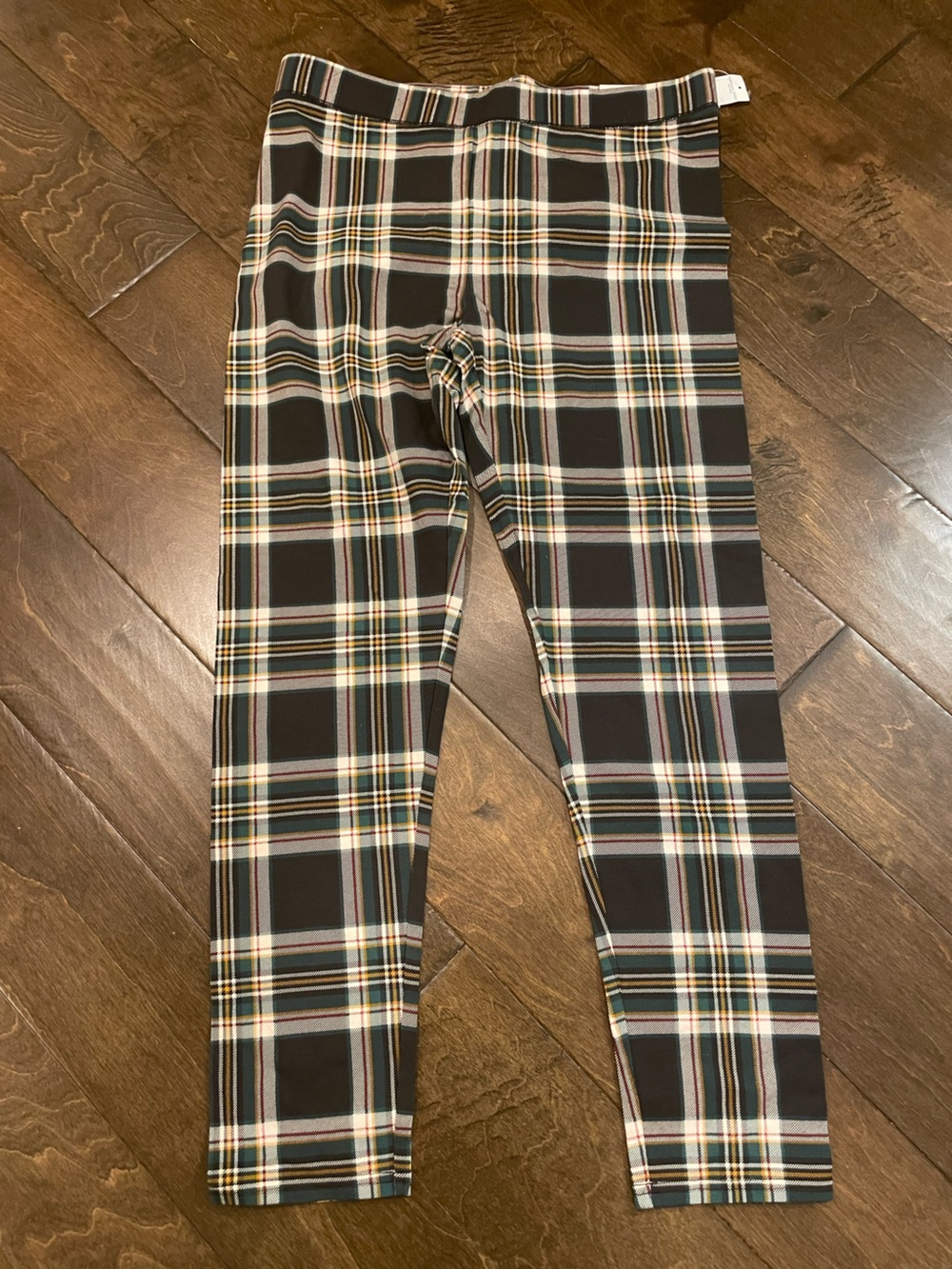 American Eagle Outfitters Plaid Leggings in Black, Green, Cream